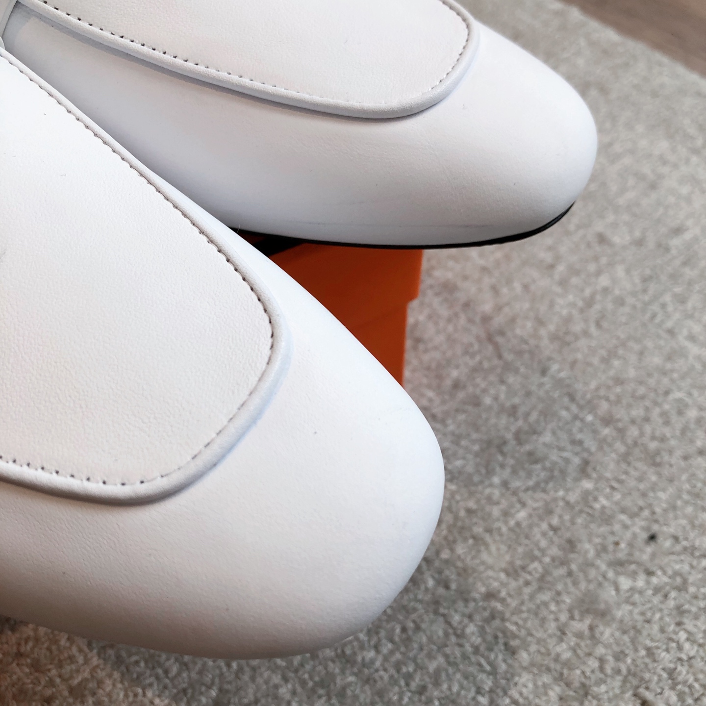 Hermes Oz Mule White