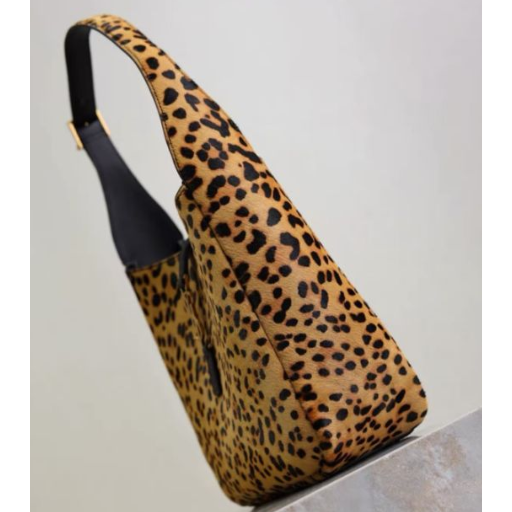 Saint Laurent Leopard Grace Shoulder Bag 23cm