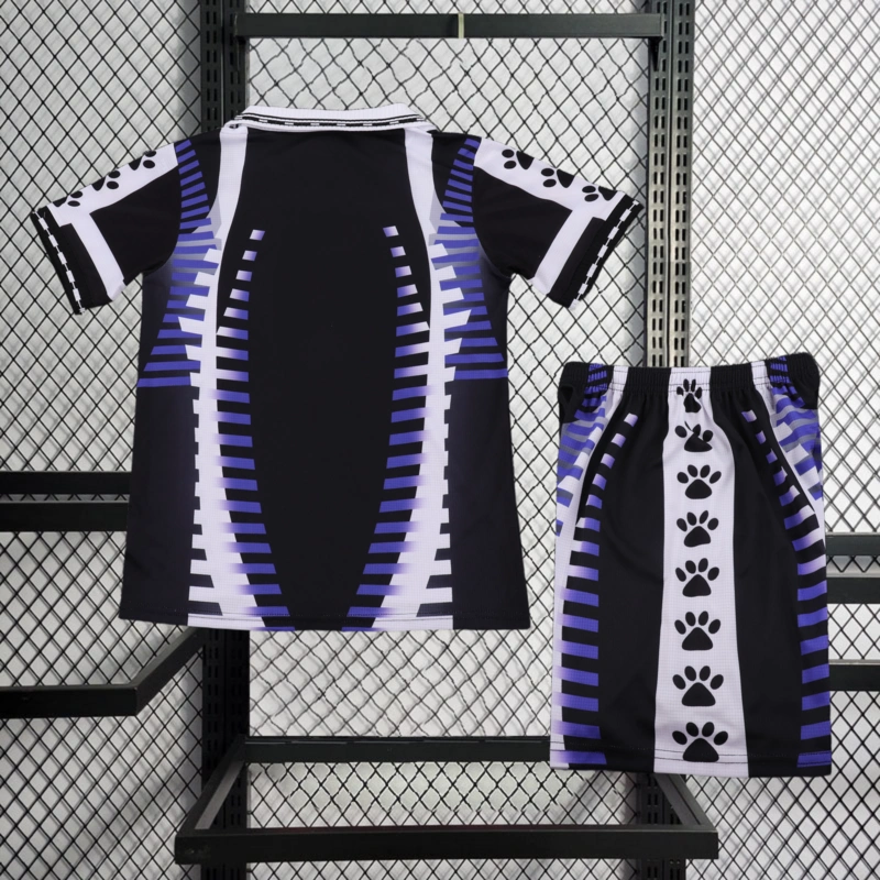 Retro KIDS 1997-98 KIDS Real Madrid 2 away Football jersey retro