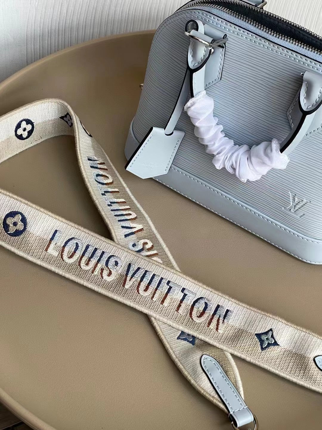 Louis Vuitton Alma Bb 23Cm Blue Bag