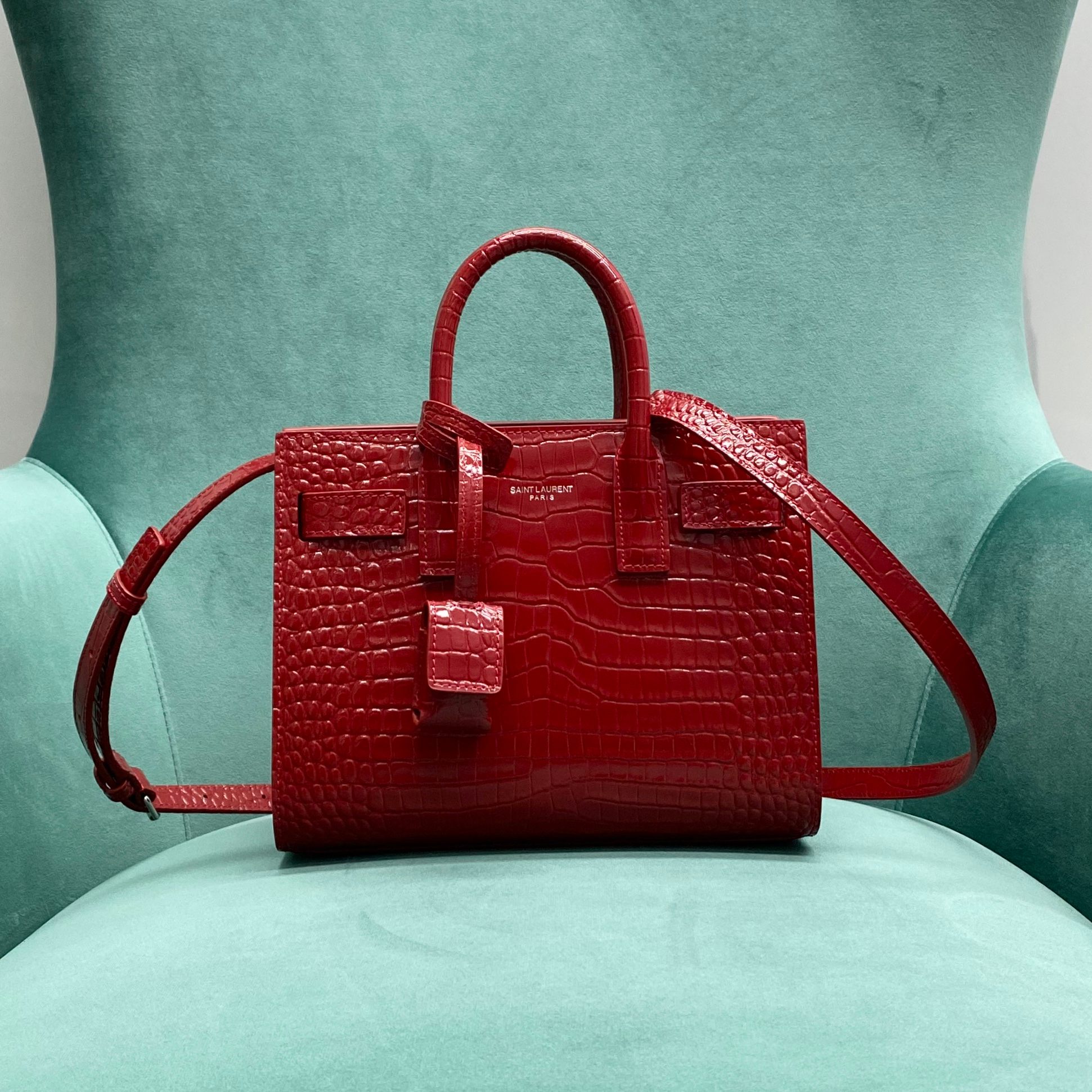 YSL-Sac De Jour Accordion Bag