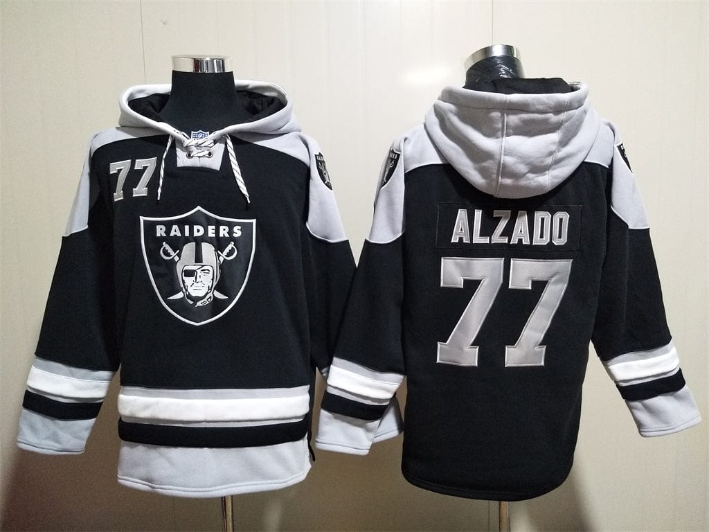Las Vegas Raiders Hoodie #77 ALZADO