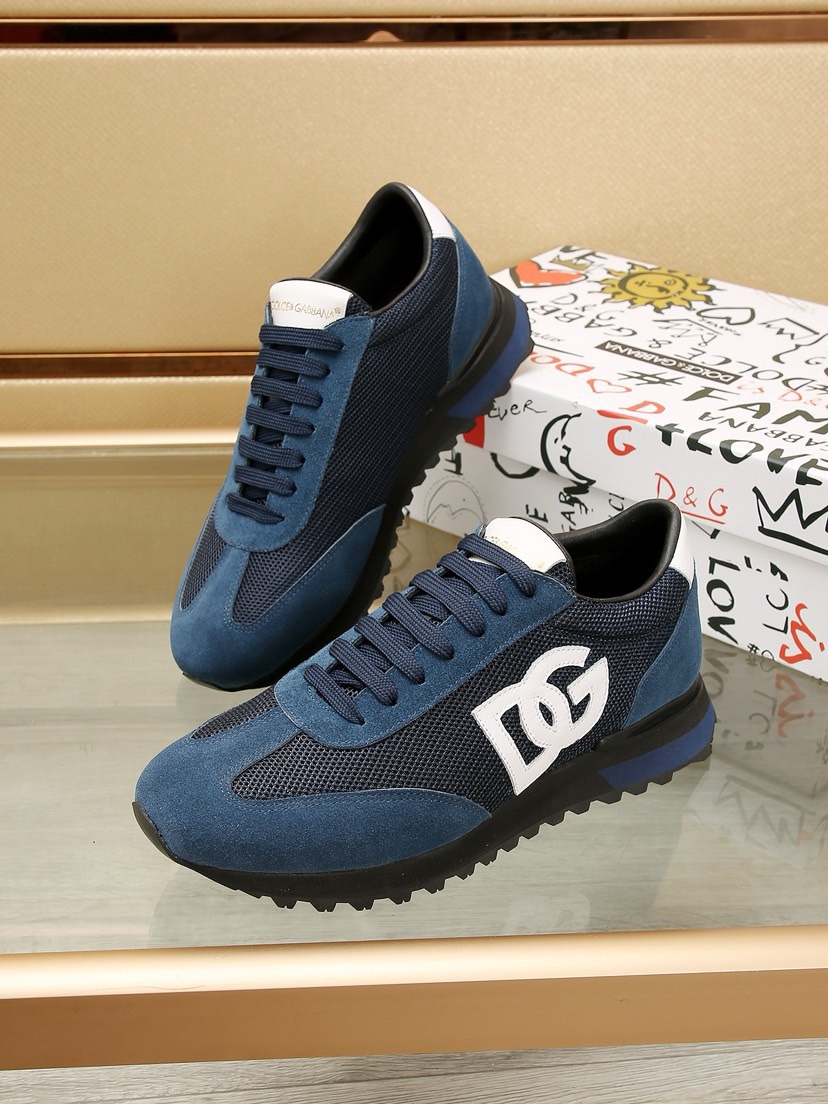 DOLCE & GABBANA Mixed-material DG CUSHION sneakers