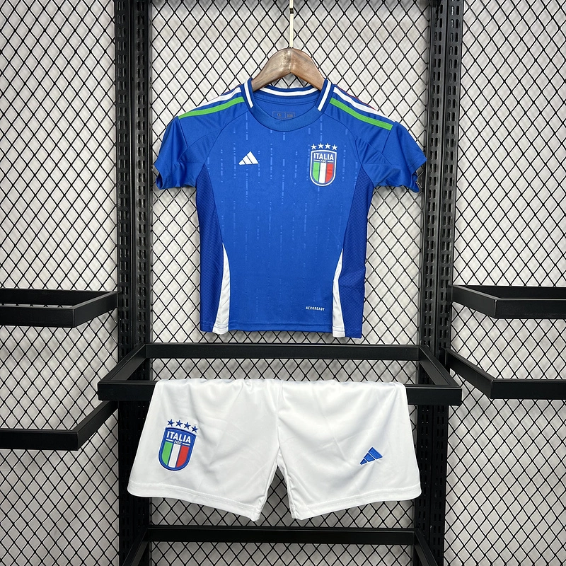 2024-25 Italy Home kids Football jersey
