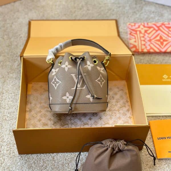 Louis Vuitton Nano No  Bag Monogram Beige 16Cm M46291