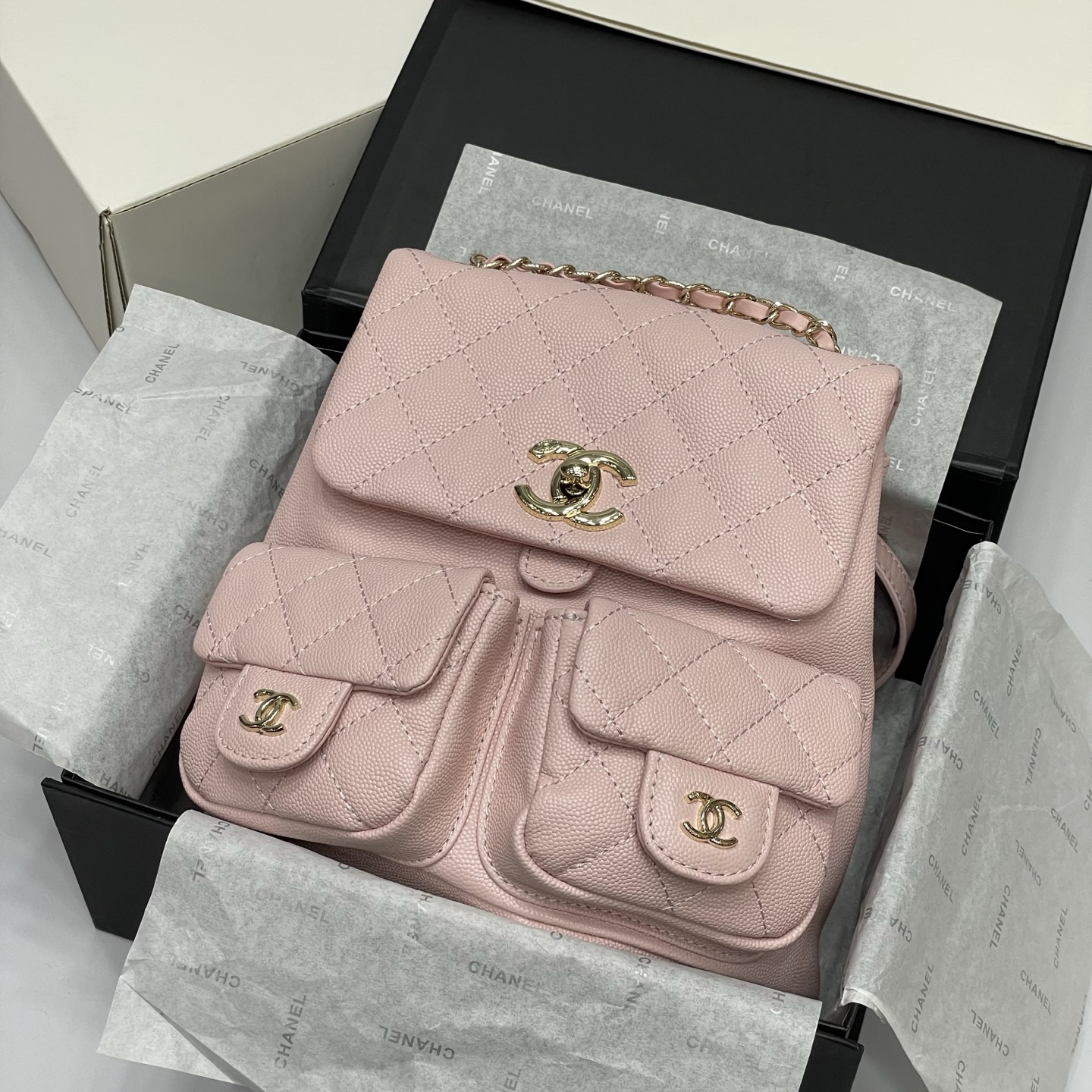 Chanel 25P Dumont Backpack in Pink