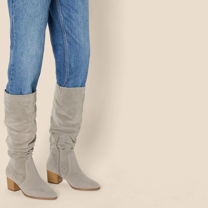 Women's Tall Block Heel Knee High Boots