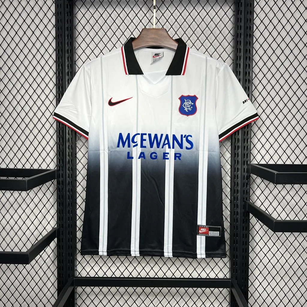 Retro 1997-99 Glasgow Rangers away football jersey Retro