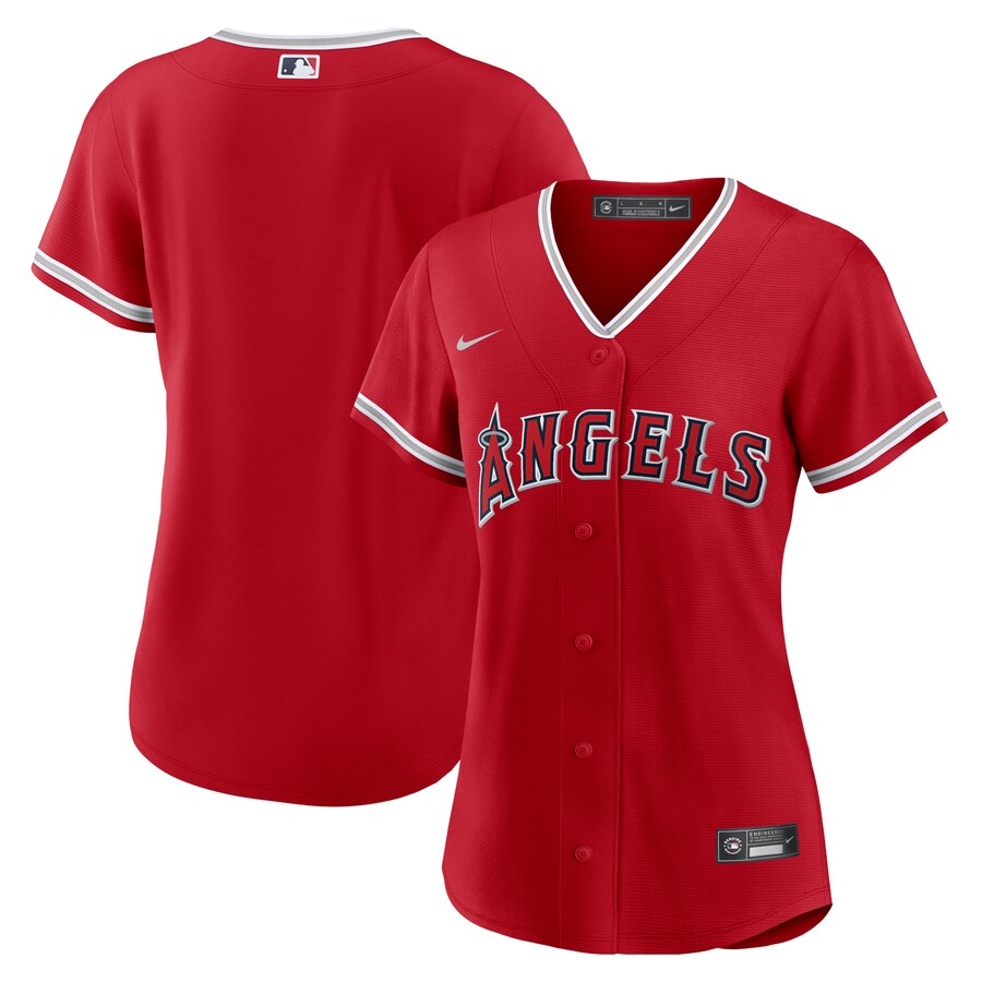 Los Angeles Angels Women's Alternate Team Jersey Red
