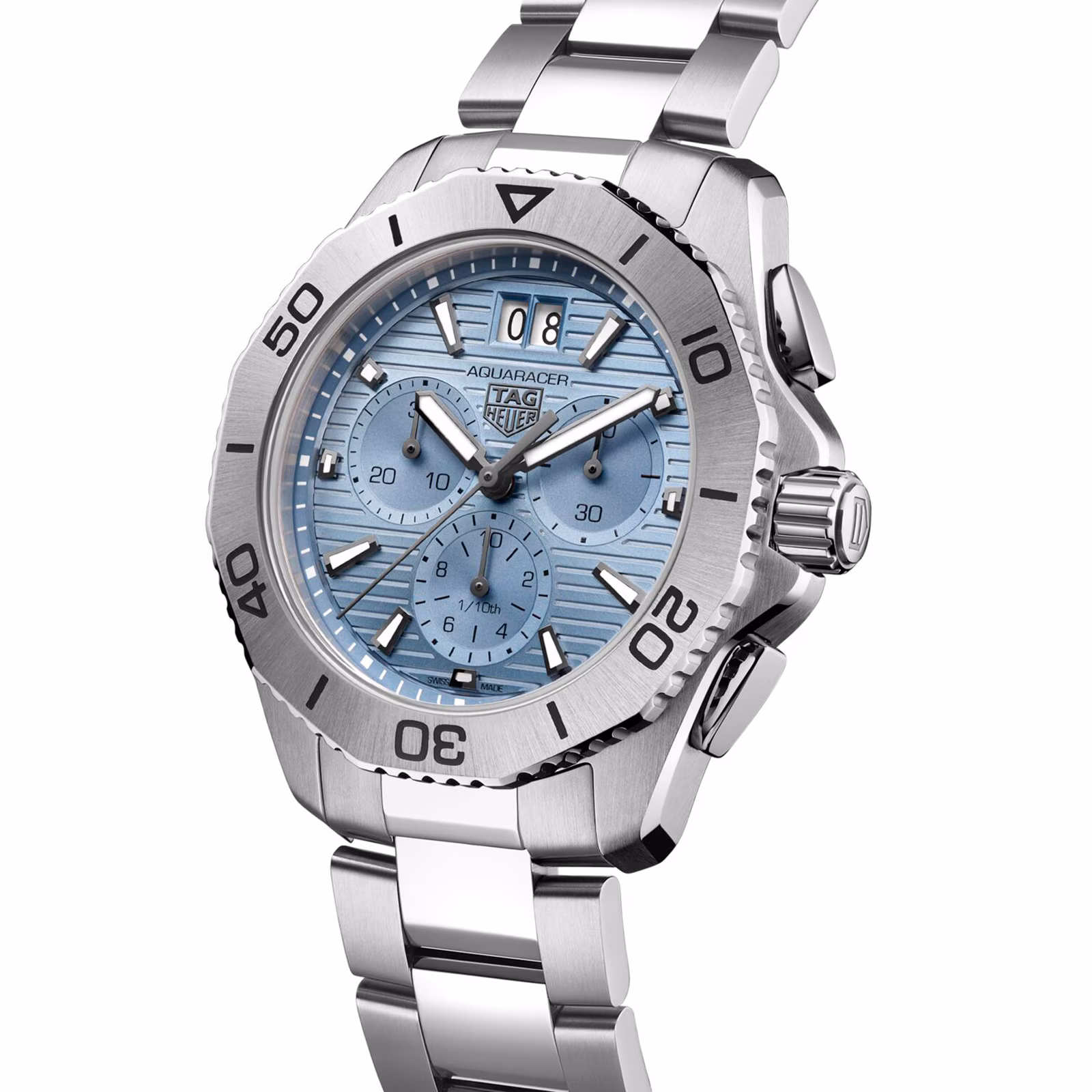 TAG Heuer Aquaracer Chronograph 40mm Mens Watch Blue CBP1112.BA0627