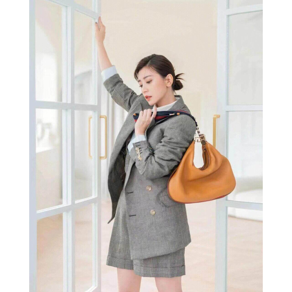 Gucci Brown Leather Attache Medium Shoulder Bag 35cm 702823