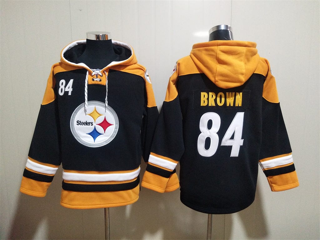 Pittsburgh Steelers Hoodie #84 BROWN