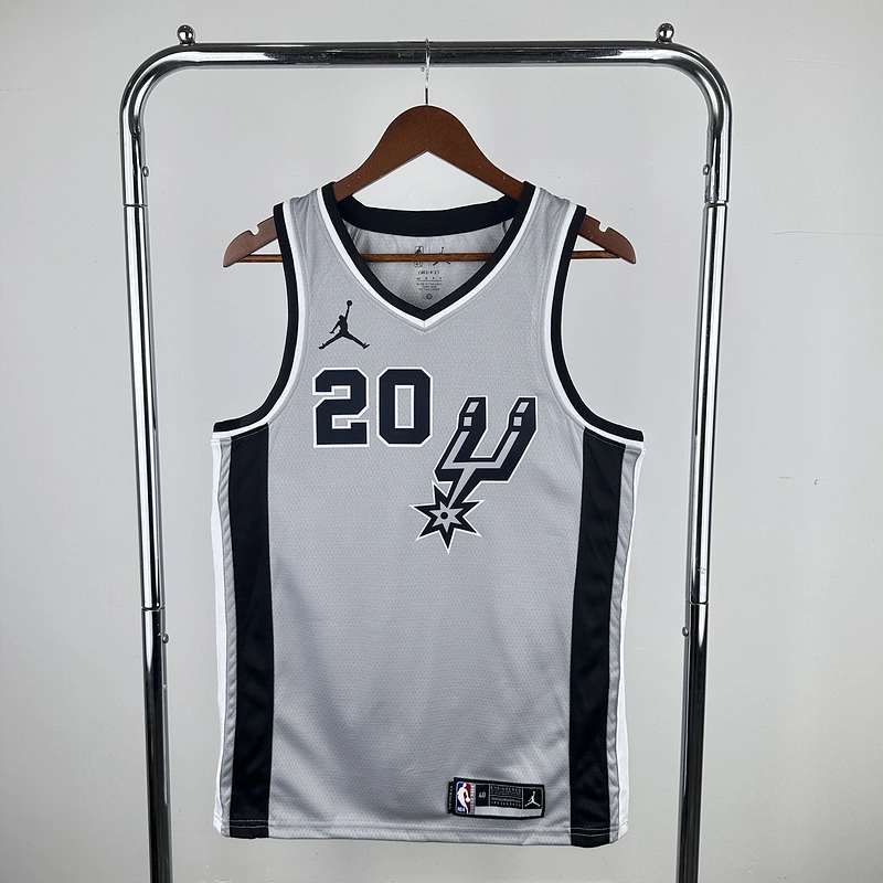 2021 NBA San Antonio Spurs 20 GINOBILI Basketball Jersey
