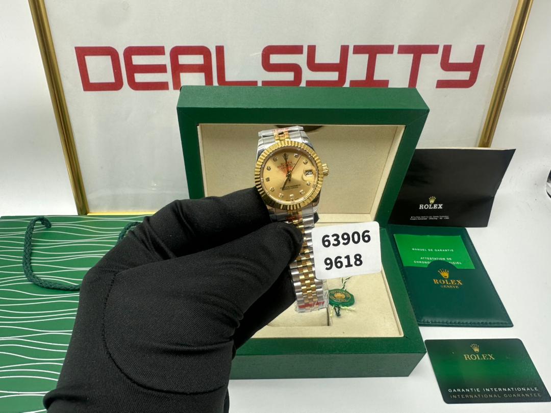 Rolex Datejust 36/28mm RG/SS Jub Gold/Dial