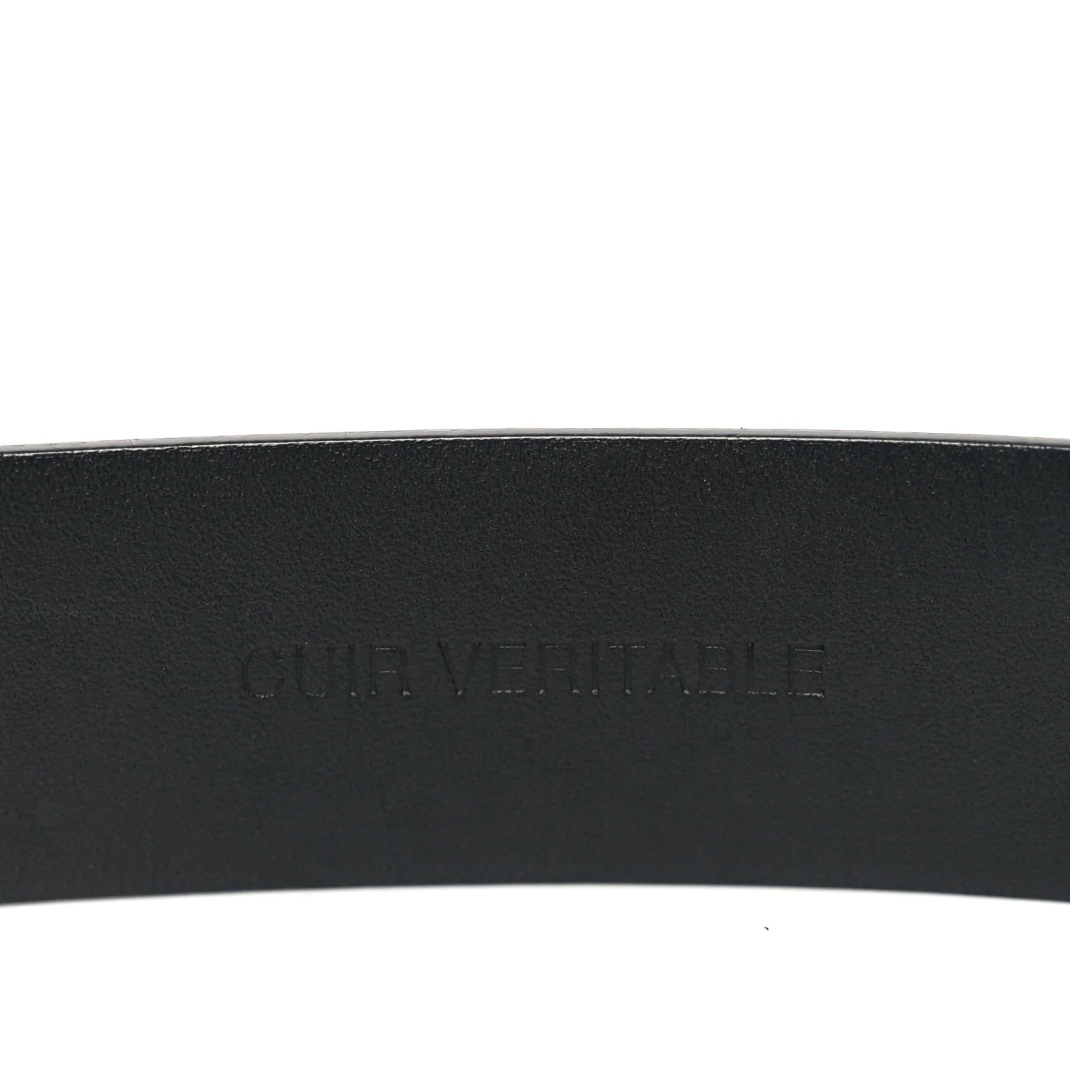 Calfskin Paris Button CC Belt 75 30 Black