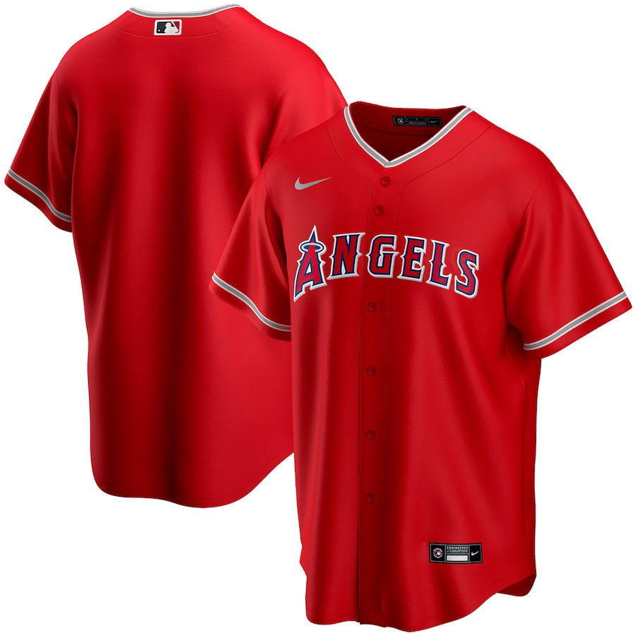 Los Angeles Angels Youth Alternate Team Jersey Red