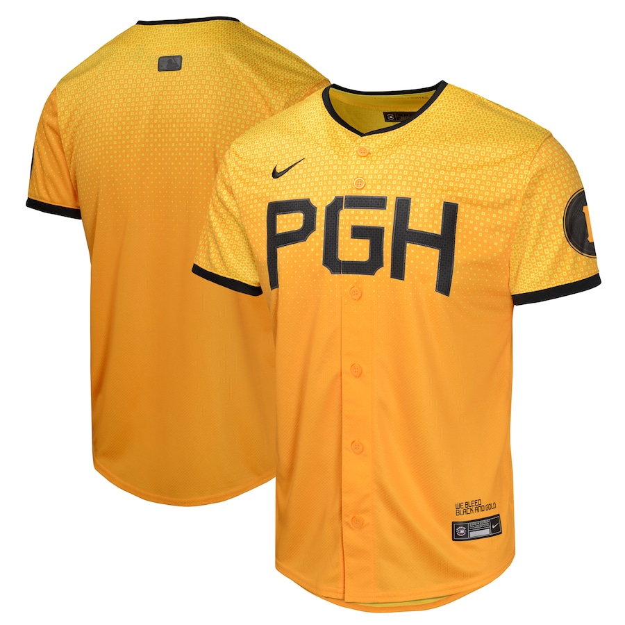 Pittsburgh Pirates Youth City Connect Limited Jersey Gold