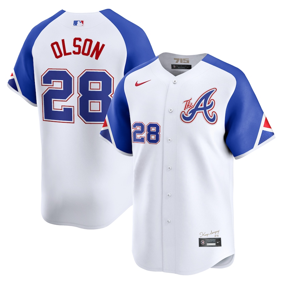 Matt Olson Atlanta Braves City Connect Limited Player Jersey White