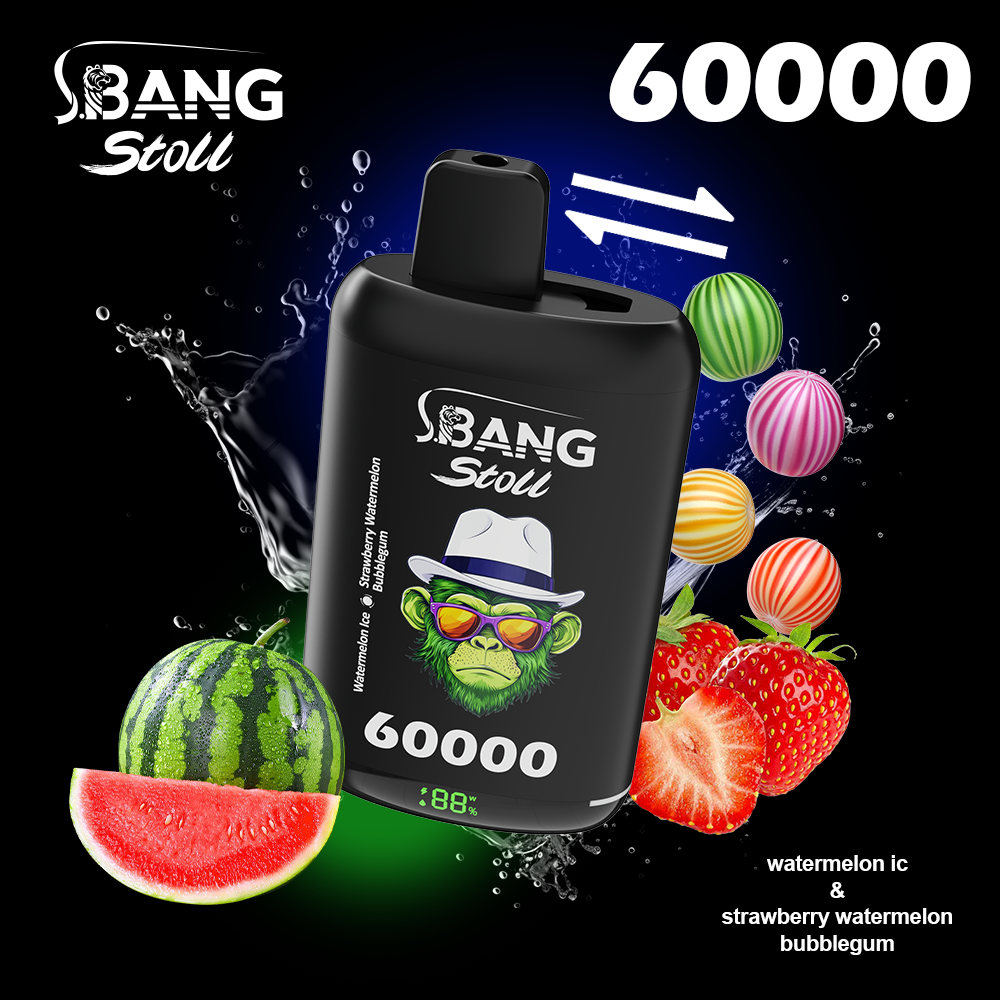 Țigară Electronică Bang Stoll 60.000 Pufuri (60K) 2-în-1 | Ecran LED & Aromă Dublă