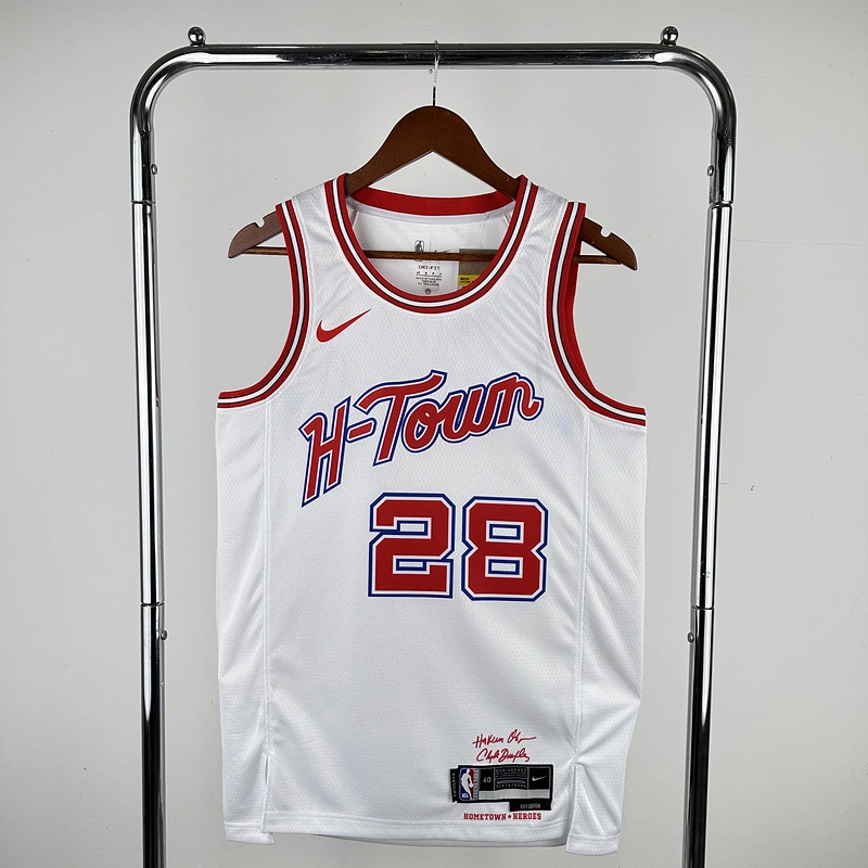 2024 NBA Houston Rockets 28 SENGUN Basketball Jersey