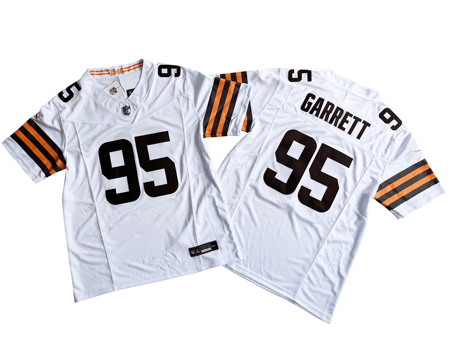 Cleveland Browns 95# Myles Garrett Nike Vapor F.U.S.E. Limited Jersey