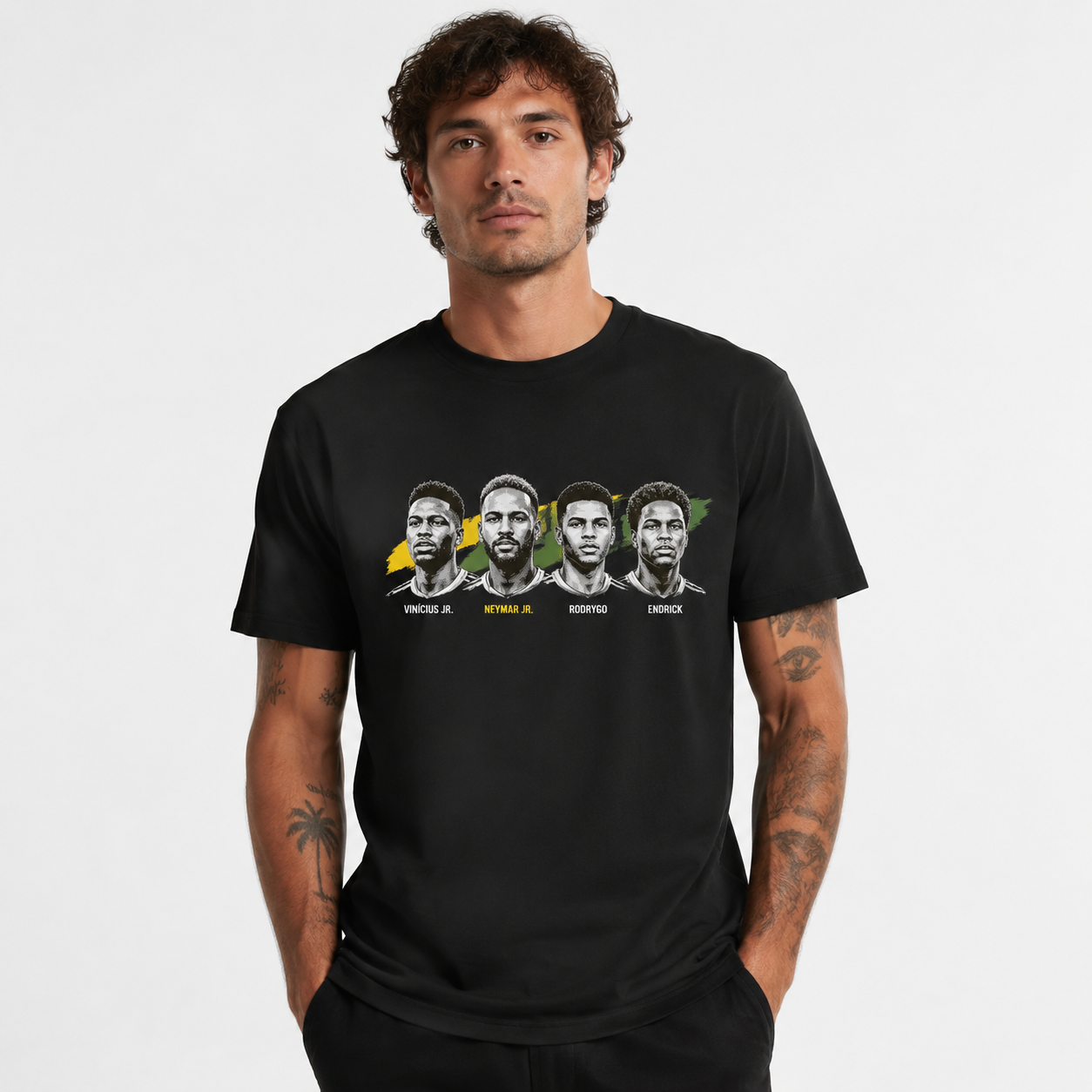 Brazilian Player Pure Cotton T-Shirt – Limited-Time Offer