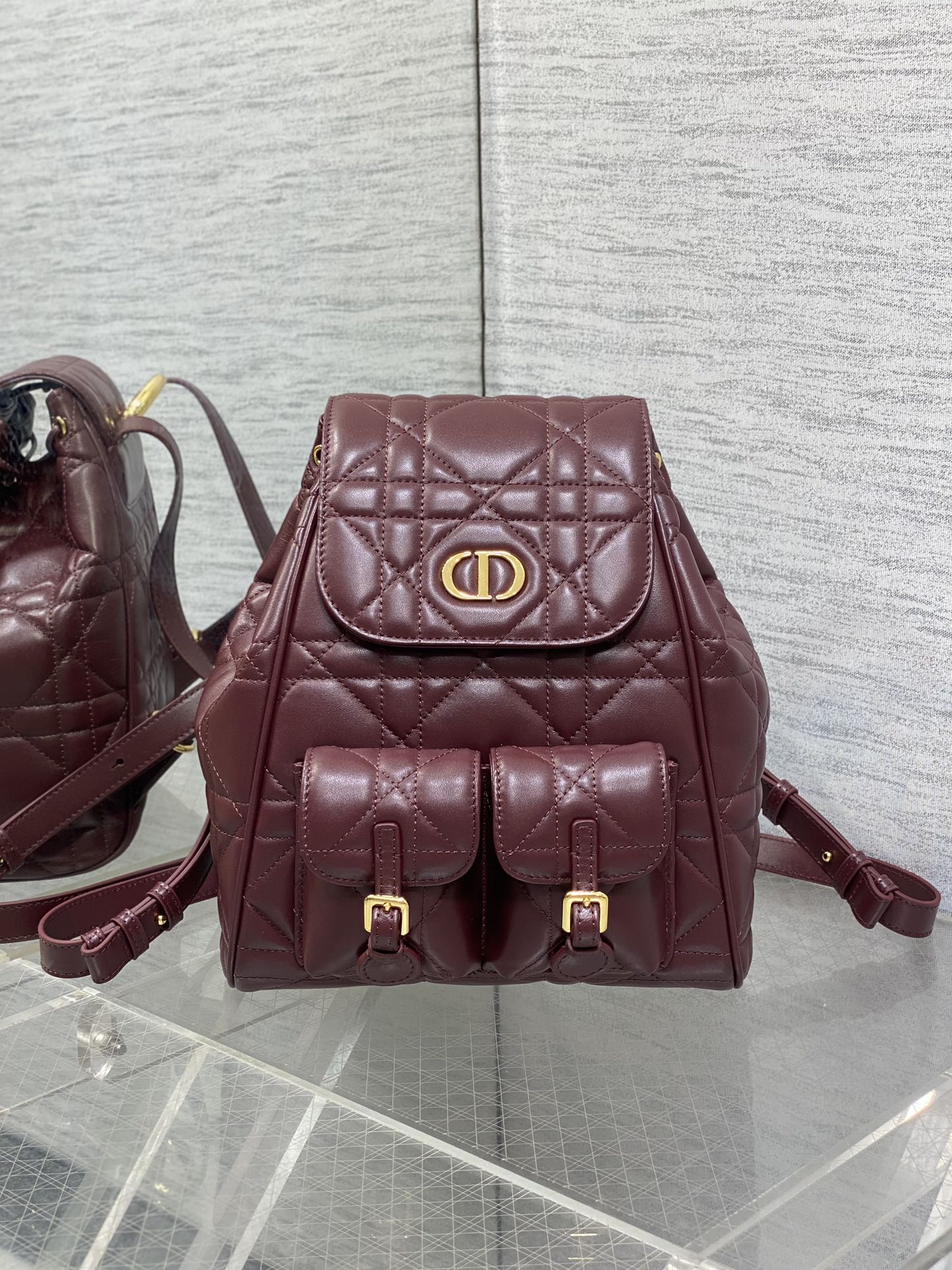 Caro Autumn/Winter series backpack-Wine red