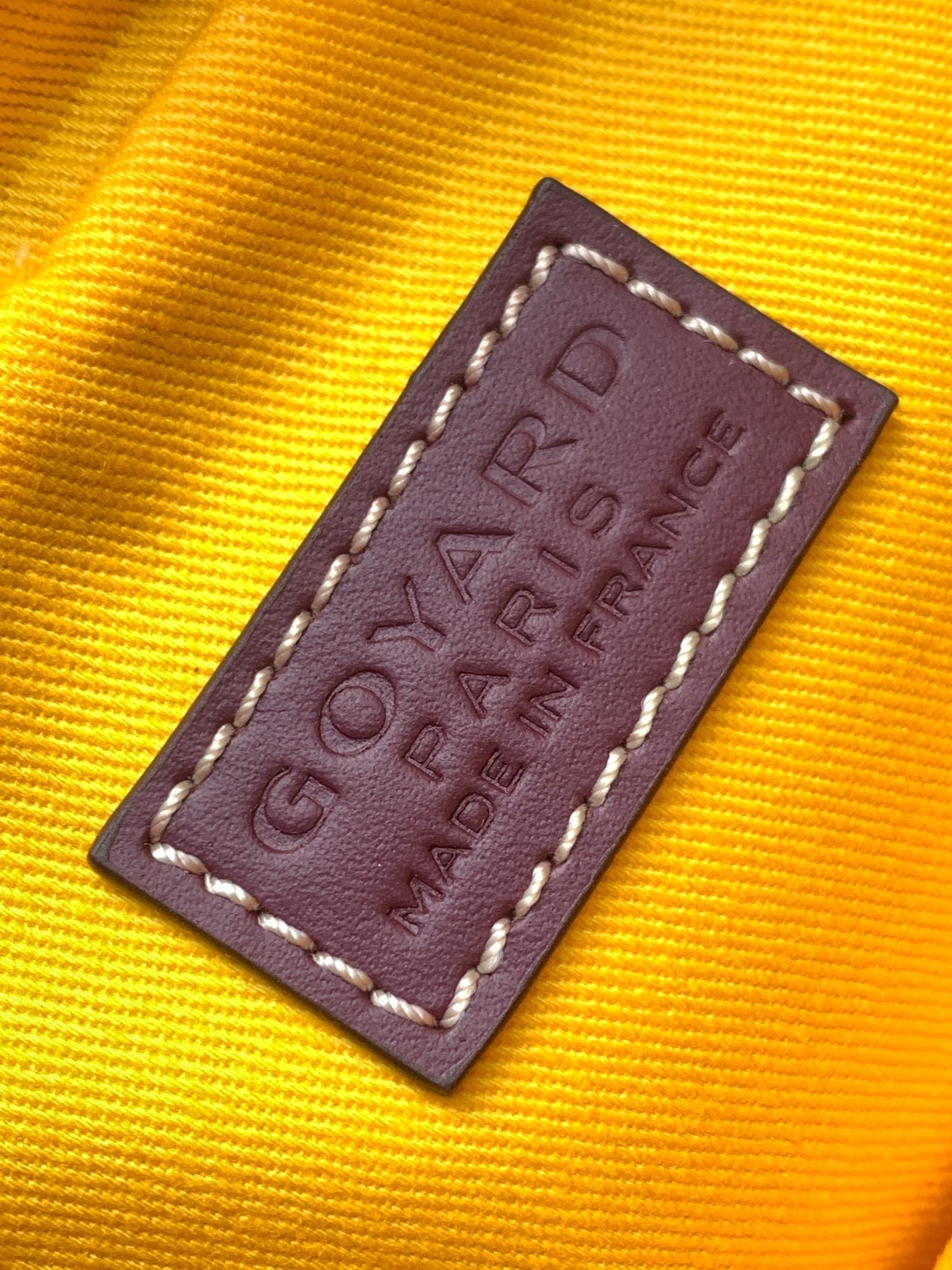 Goyard Yona Bag Coated MM 21Cm Burgundy Canvas