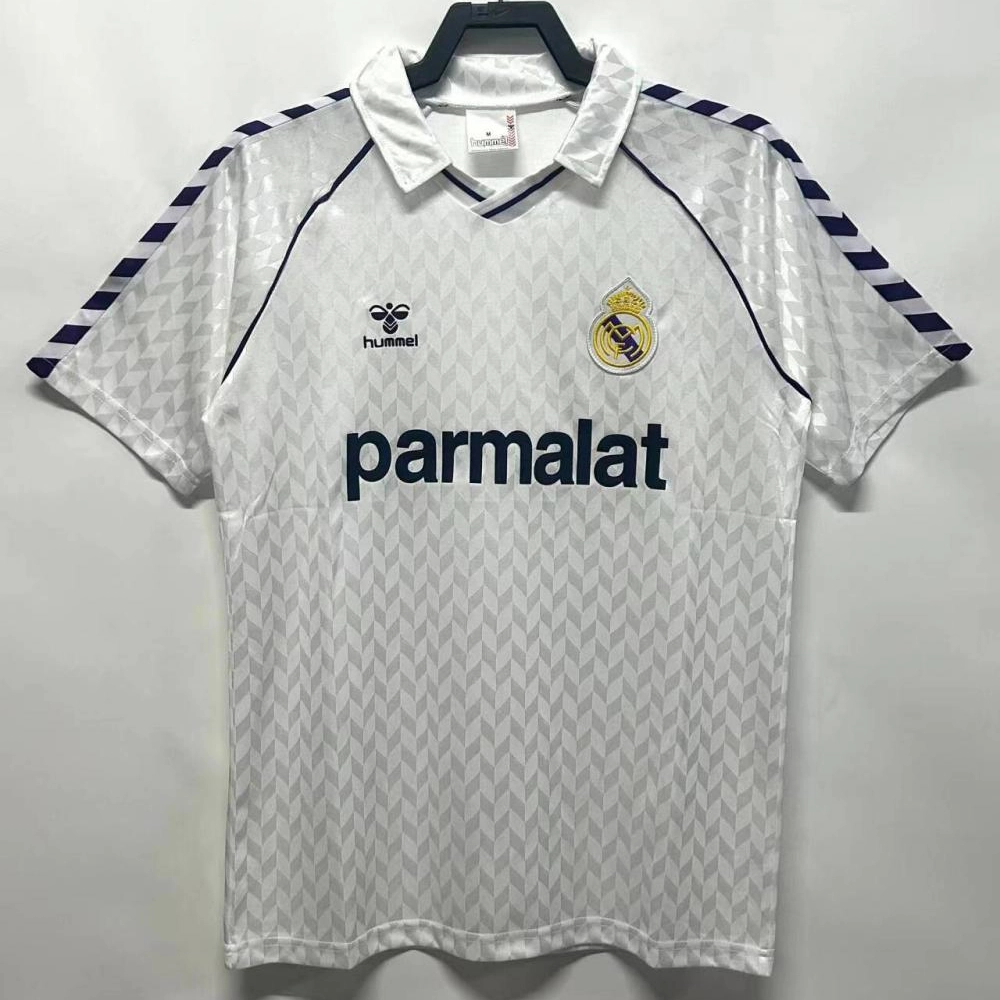 Retro 1986-87 Real Madrid Home Football jersey retro