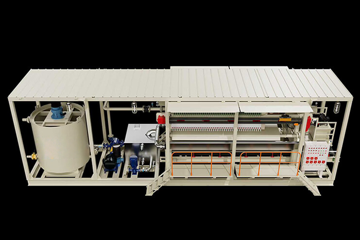 Pry-block filter press