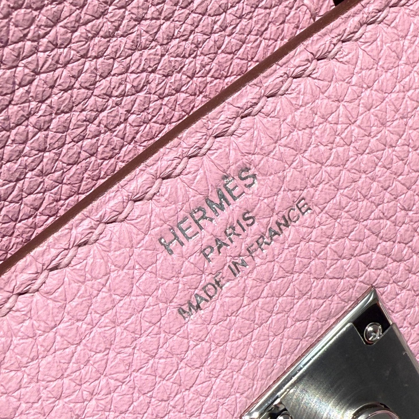 Hermes Birkin 25Cm Baby Pink Togo Leather Silver Hardware 237506