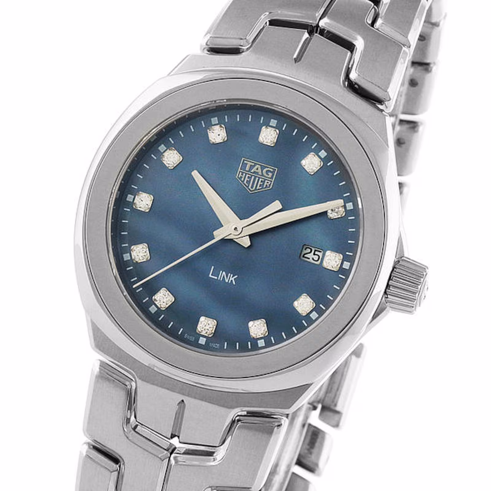 TAG Heuer Link Date Quartz Date 32mm Mother Of Pearl Ladies Watch WBC1313.BA0600