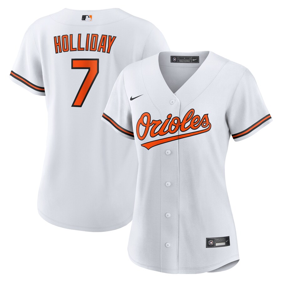Jackson Holliday Baltimore Orioles Women's Home Player Jersey White