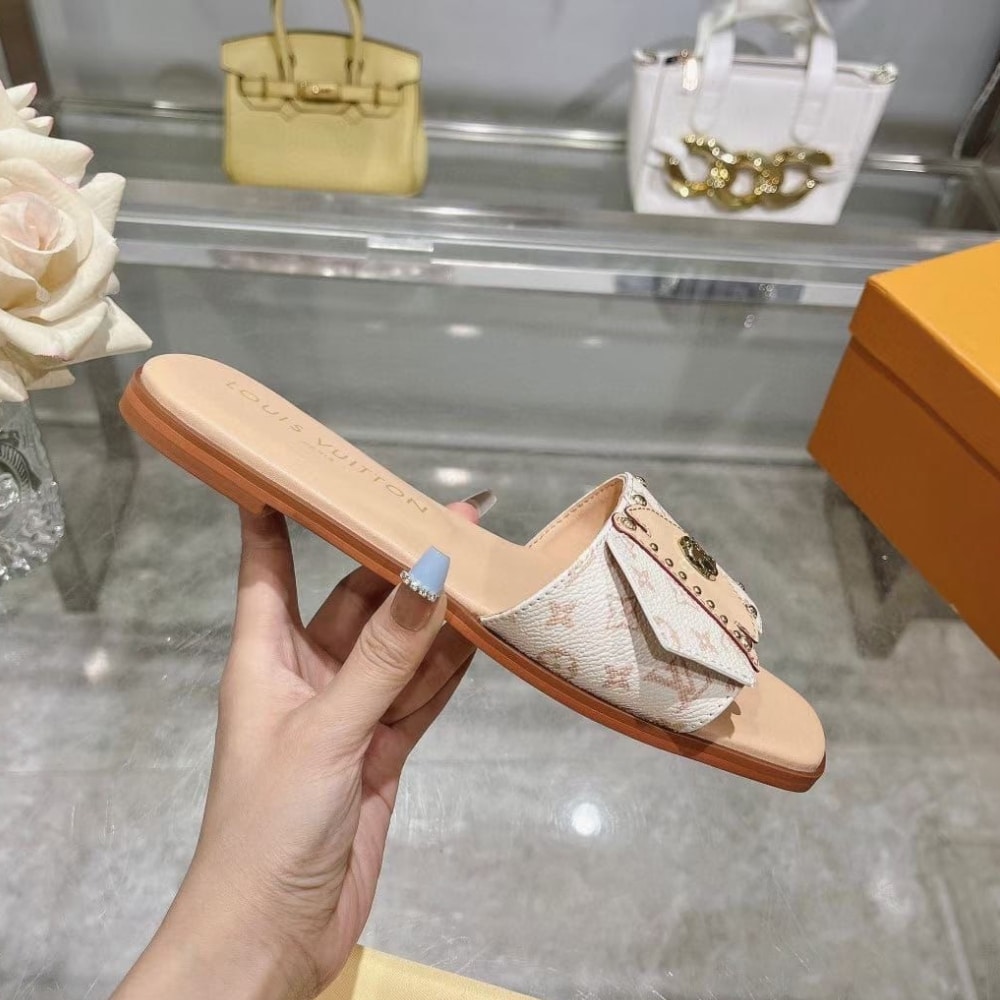 Louis Vuitton Lv Frame Flat Mule 1Acxii