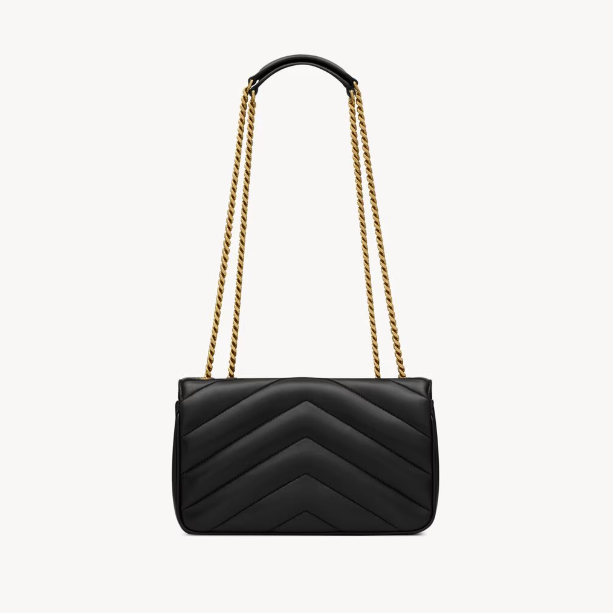 Saint Laurent Loulou Small Black 24cm/9.4in