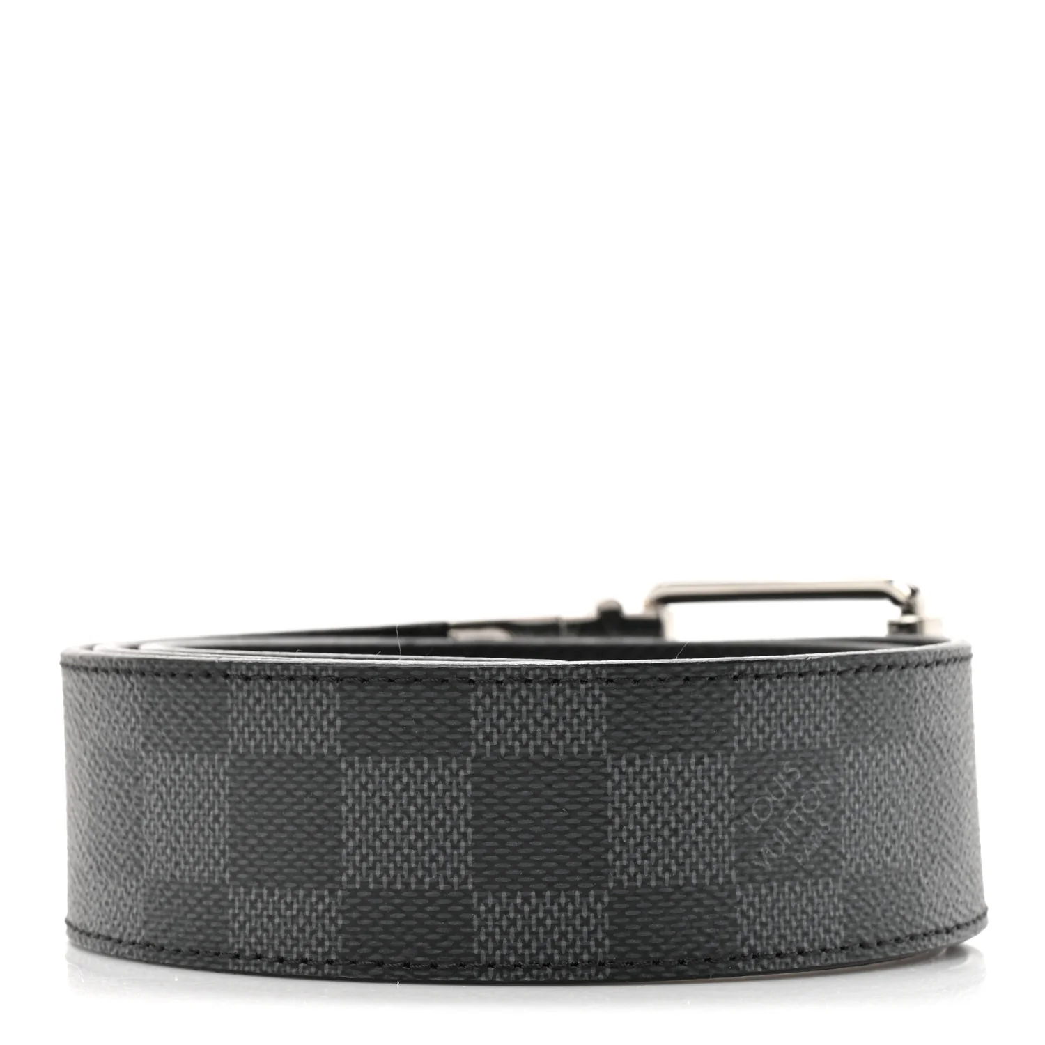 Damier Graphite Calfskin Belt 85 34 Black