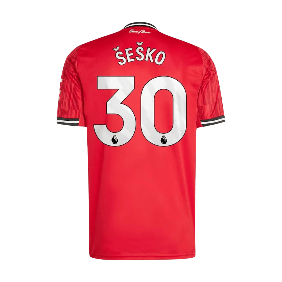 ŠEŠKO #30 Manchester United Home Jersey 2025/26