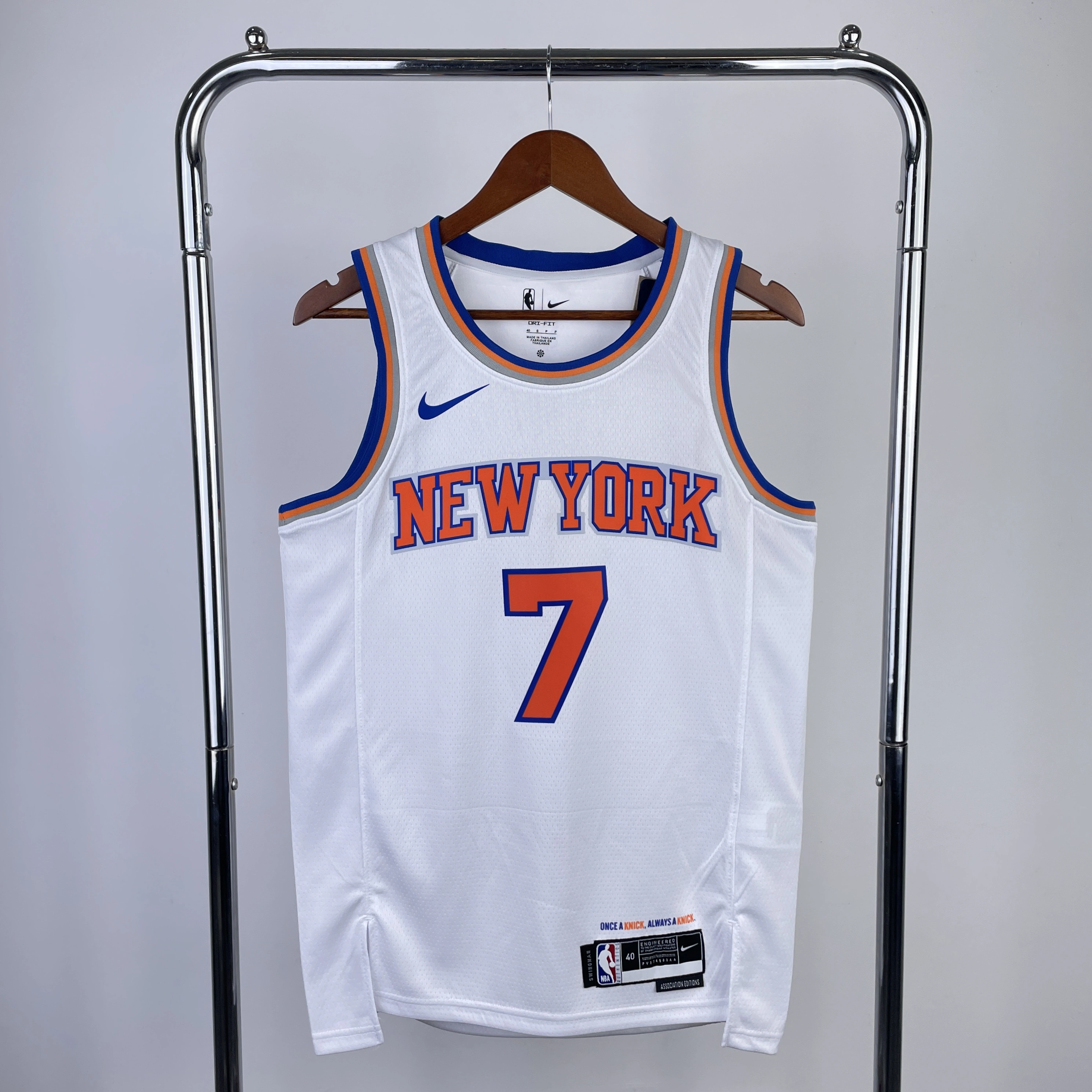 2023 New York Knicks 7 ANTHONY Basketball Jersey