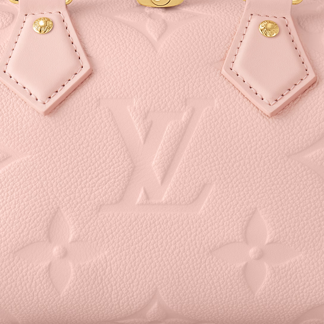 Louis Vuitton Speedy Bandoulière 20 Monogram Empreinte Opal Pink 20.5cm M47136