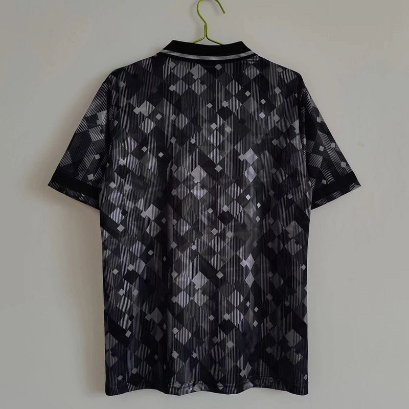 Retro 1990 England black (with Umbro) Football jersey retro