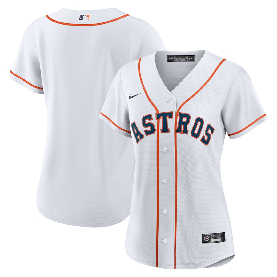 Houston Astros Women's Home Team Jersey White