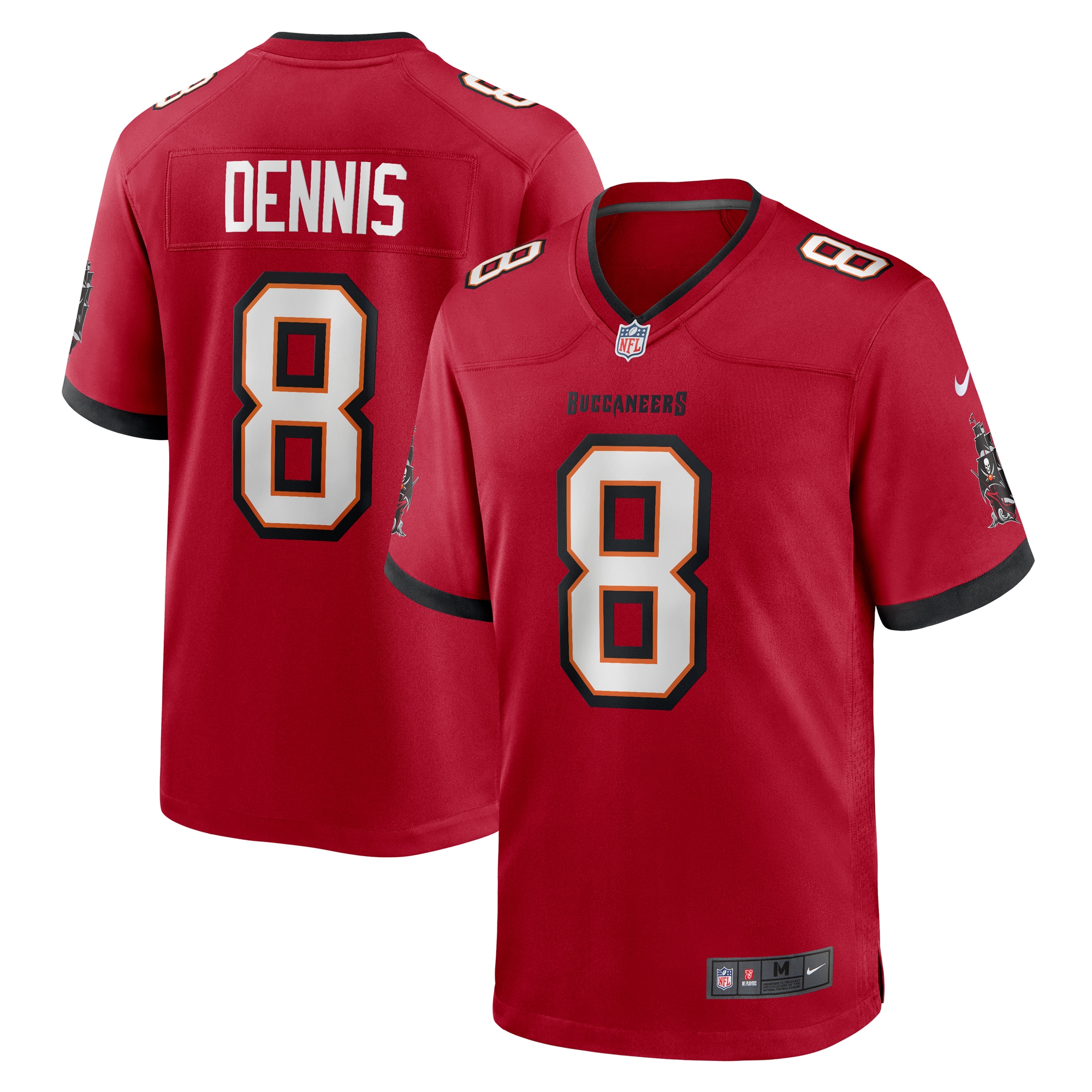 SirVocea Dennis Tampa Bay Buccaneers Nike Game Jersey - Red