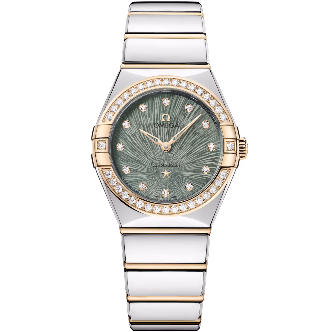 Omega Constellation Ladies' Selection 28mm steel ‑ Moonshine™ gold on steel ‑ Moonshine™ gold 131.25.28.60.60.001