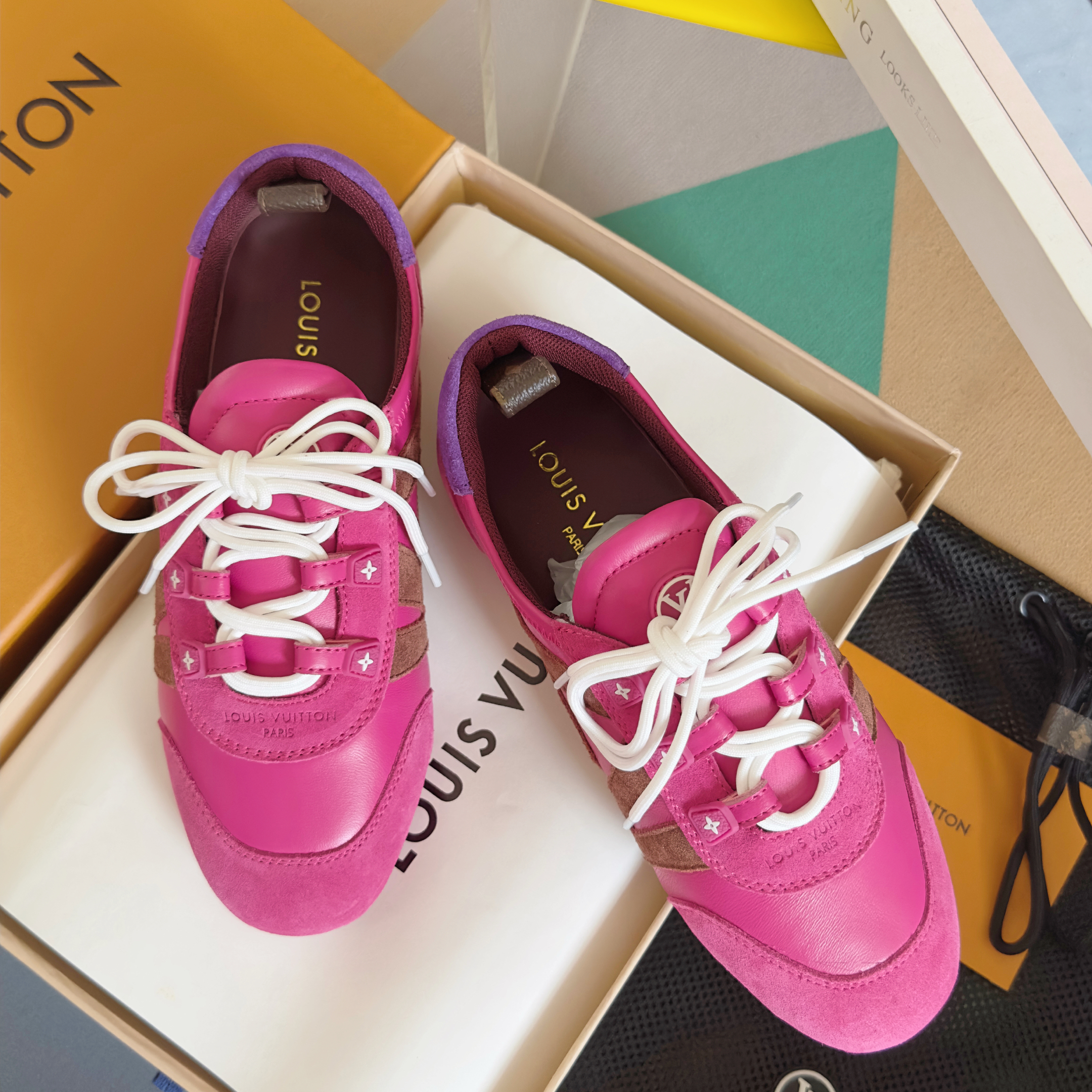 Louis Vuitton Sneakerina Pink & Purple – Women’s Ballet-Inspired Slim Sneakers