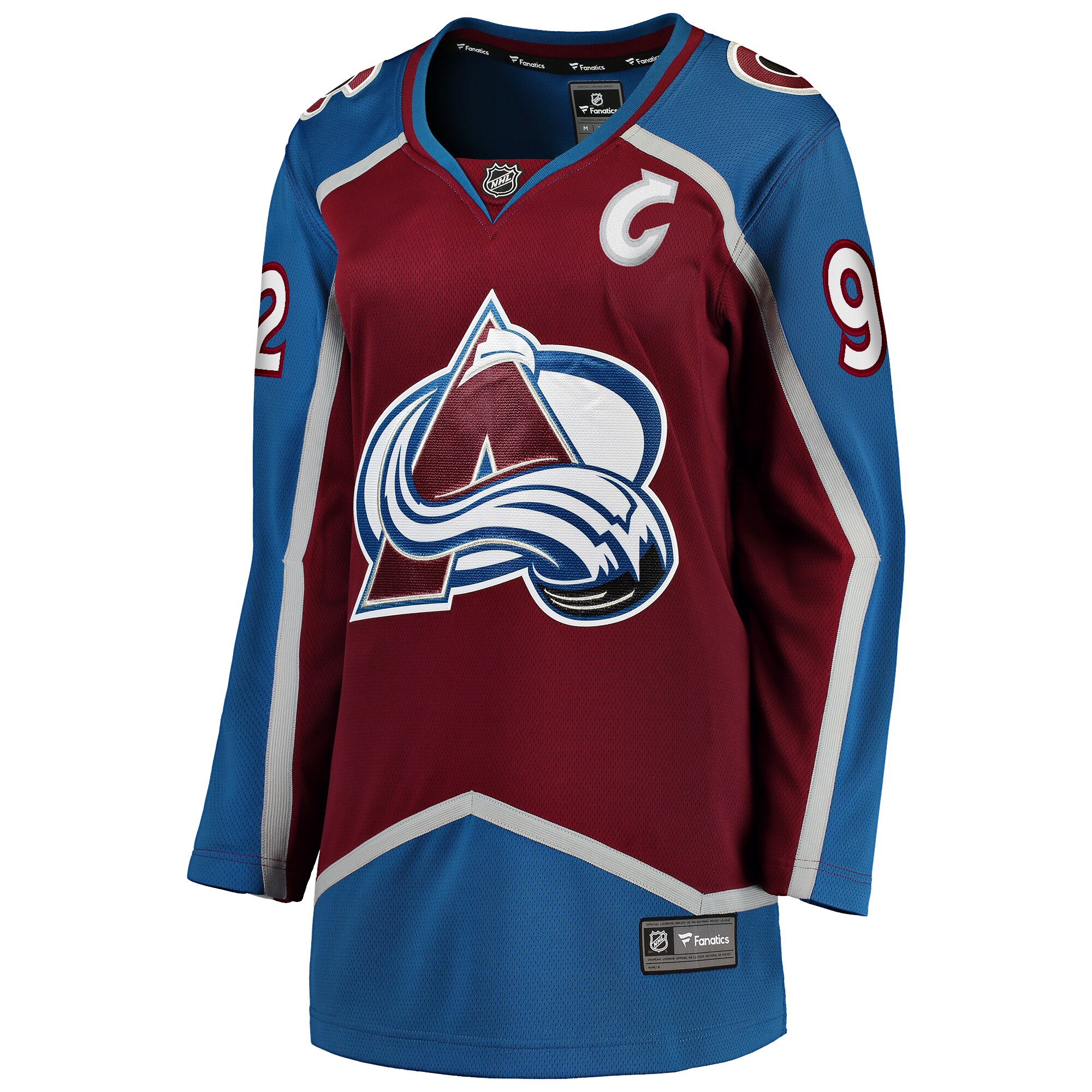 Gabriel Landeskog Colorado Avalanche Fanatics Women’s Captain Patch Home Breakaway Player Jersey – Burgundy