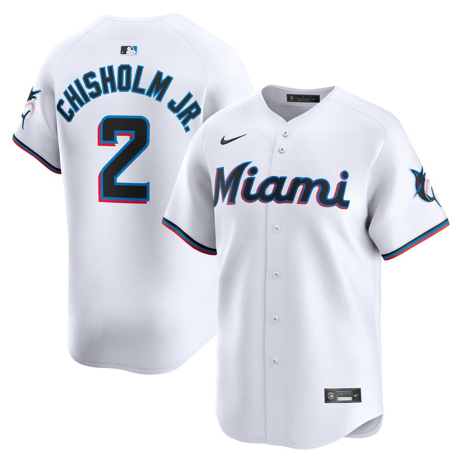 Jazz Chisholm Jr. Miami Marlins Home Limited Player Jersey White
