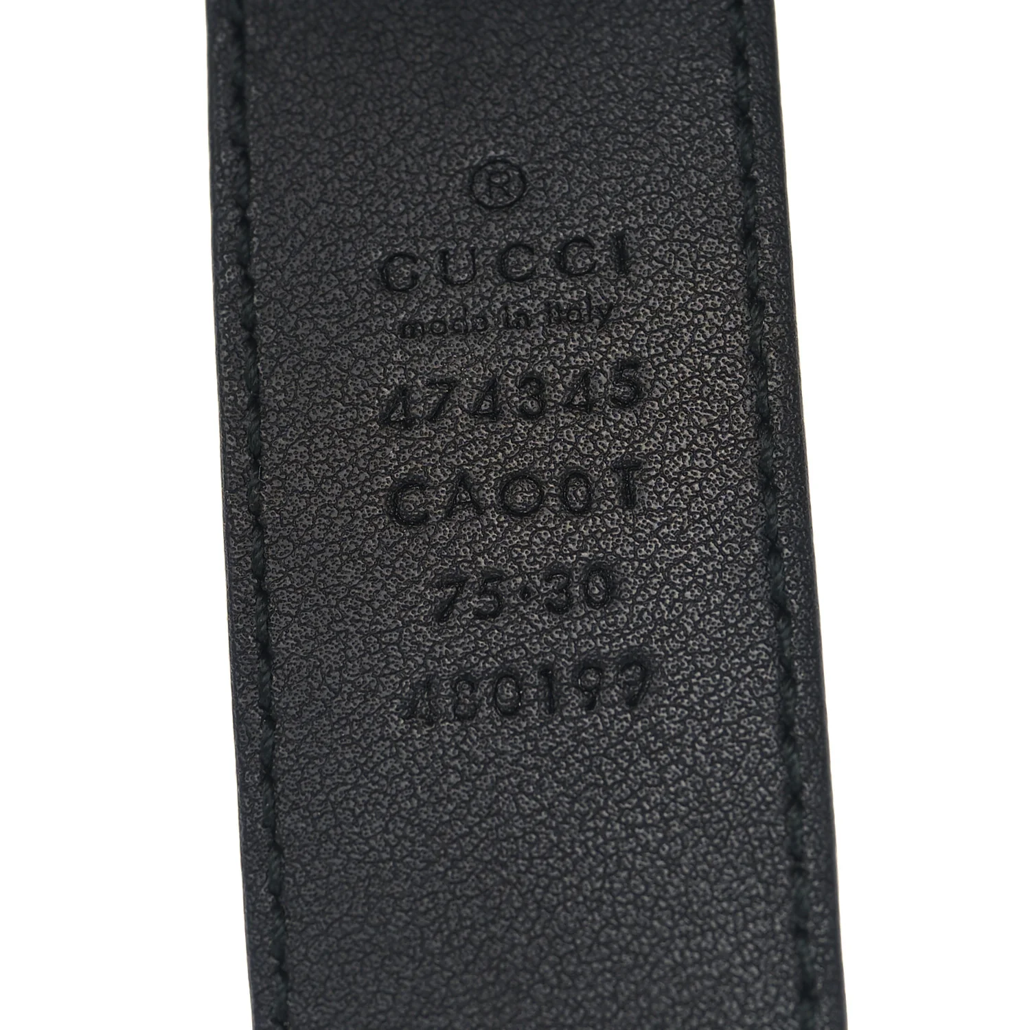 Calfskin Mens Interlocking G Belt 75 30 Black