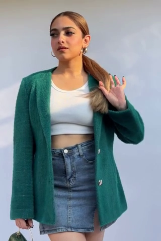 Rich Emerald Green Blazer