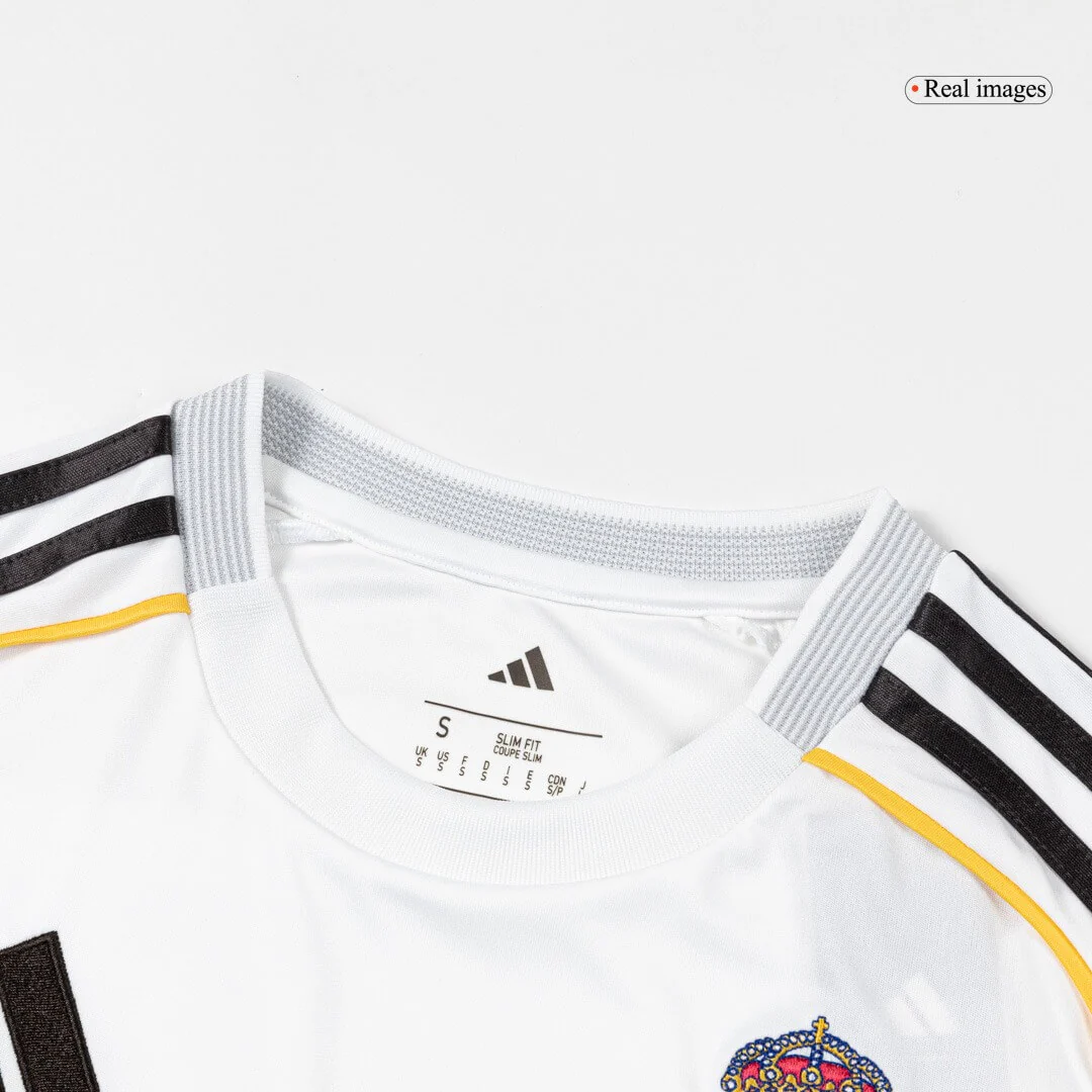 BELLINGHAM #5 Real Madrid Home Soccer Jersey 2025/26 White