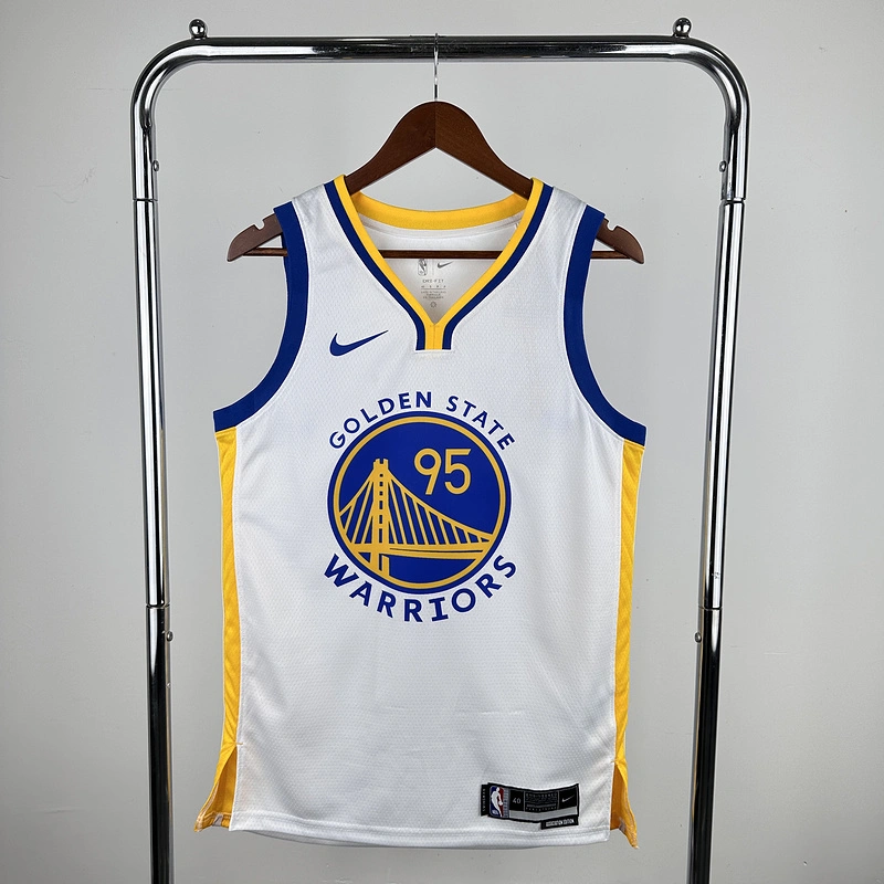 2023 NBA Golden State Warriors 95 ANDERSON Basketball Jersey